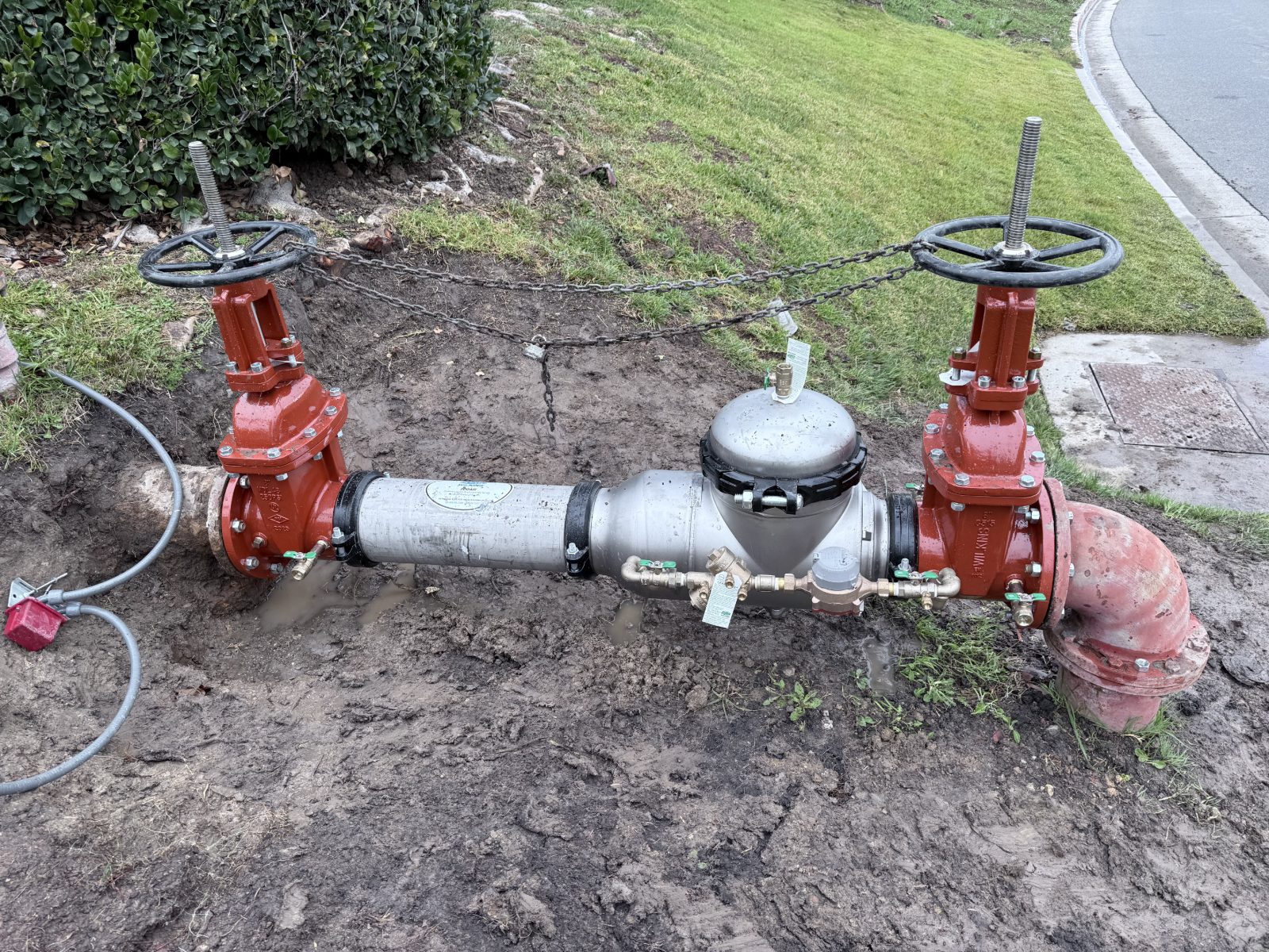 Backflow testing job