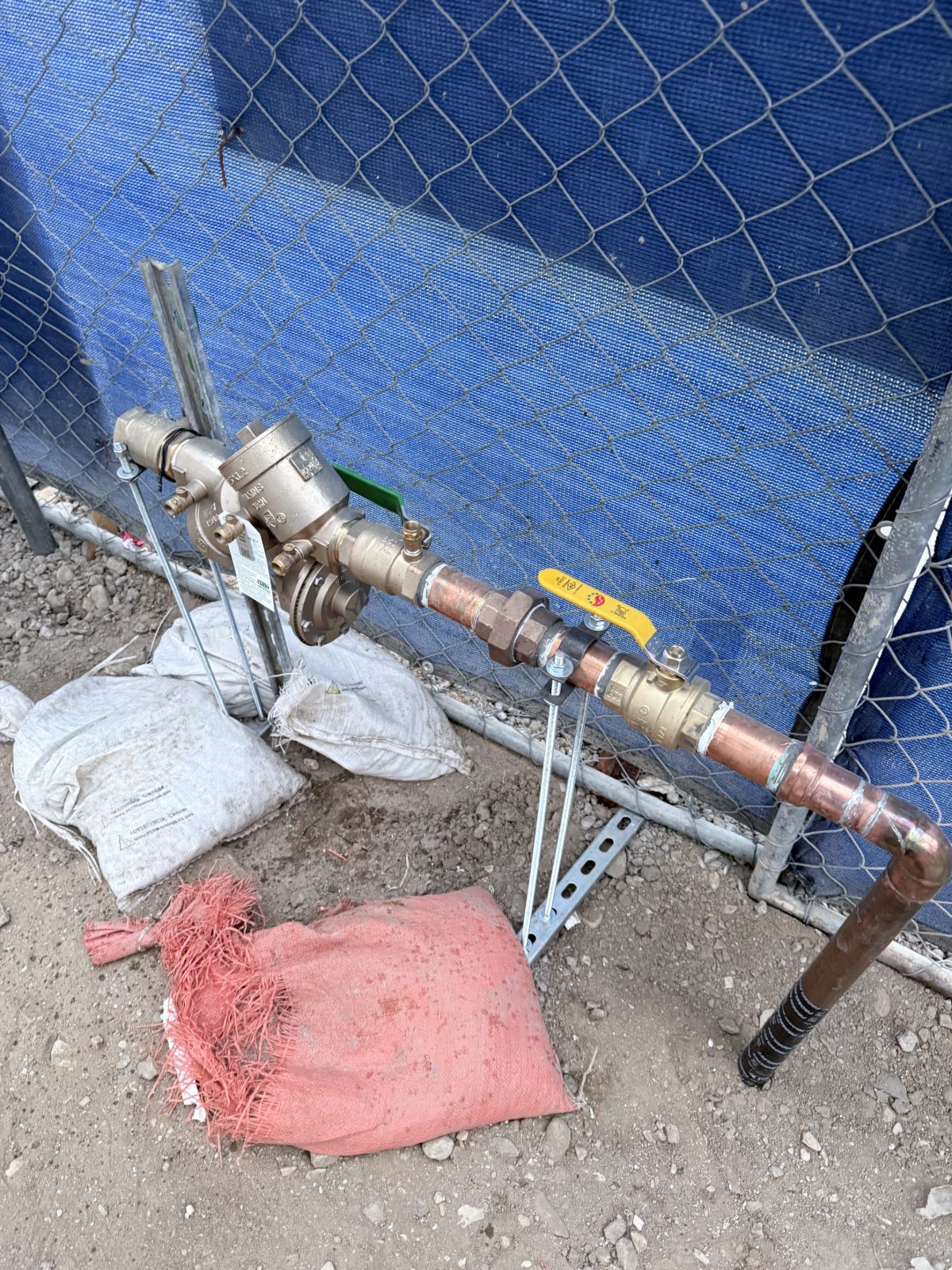 Backflow testing job