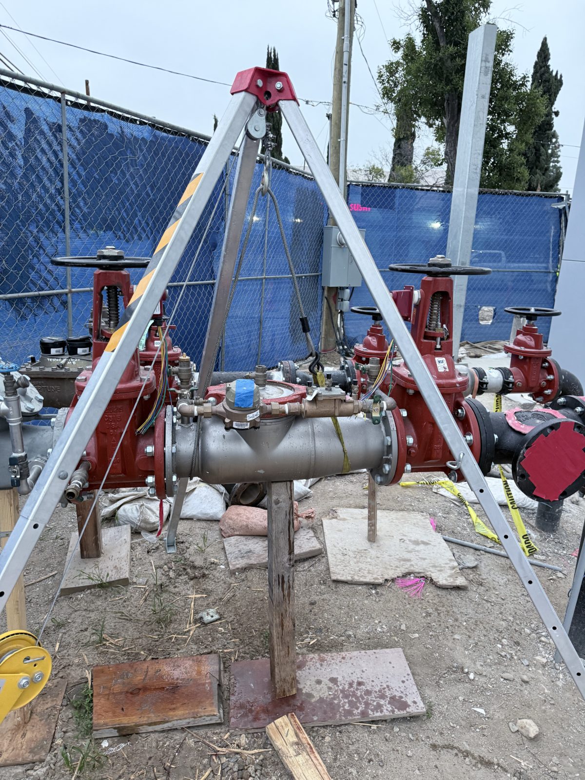 Backflow testing job