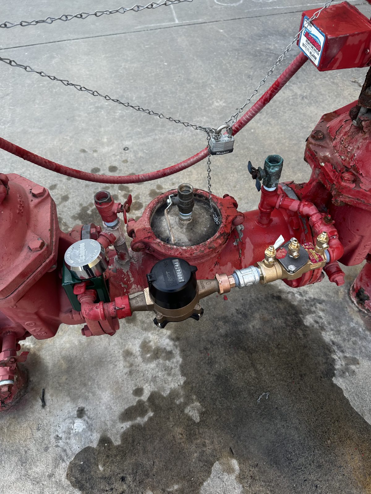 Backflow testing job