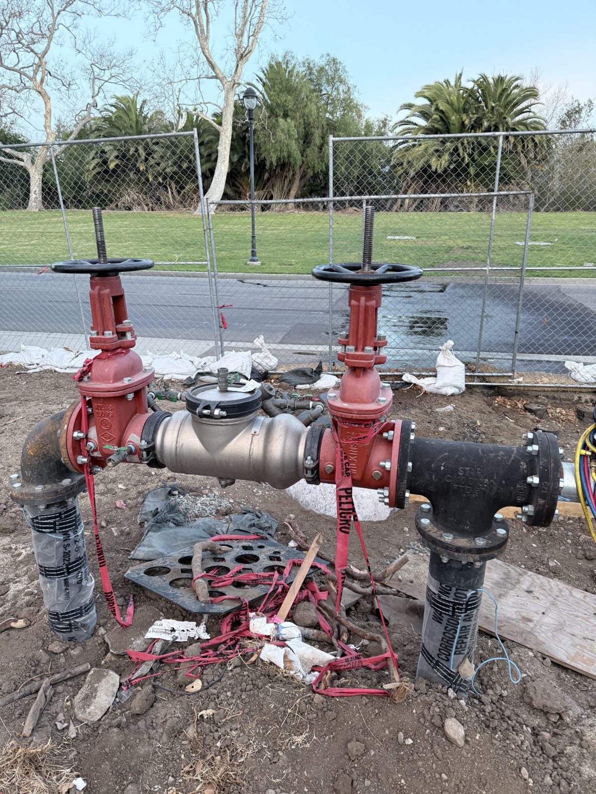 Backflow testing job